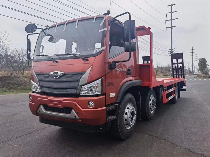 國六福田小三軸平闆運輸車