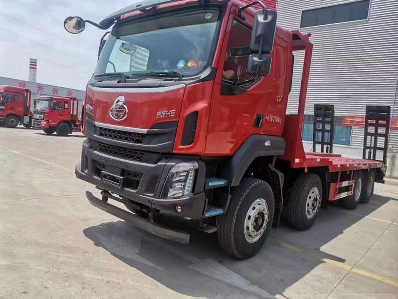 國六東風柳汽前四後八平闆運輸車