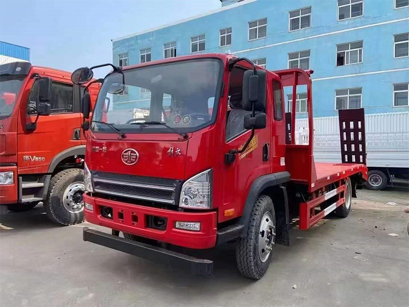 國六解放大王駕到單橋平闆運輸車